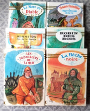 Lot 6 livre La flèche noire Robin Des Bois Winnetou Diable Famille Travailleur