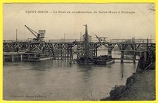 Cpa rare saint maur - des, fosses
