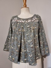 COTELAC : BLOUSE IMPRIMÉE TON