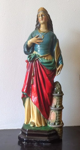 Statue sainte barbe barbara - statue, ou