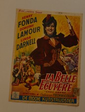 Belle Ecuyere Henry Fonda Dorothy Lamour affiche cinema originale 1940