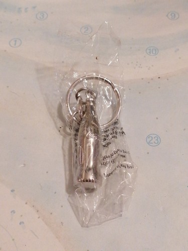 Porte clé bouteille métal - porte,