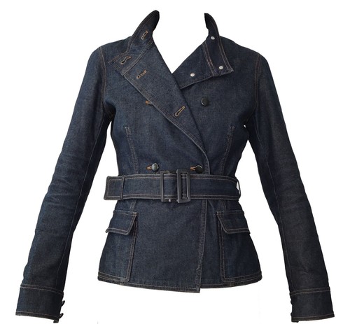 Veste denim ceinturée - veste,
