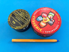 2 anciennes Boîtes fer Berlingots  EYSSERIC  CARPENTRAS + pastilles Dr Belloc