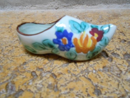 Petit sabot vintage faience - petit, en