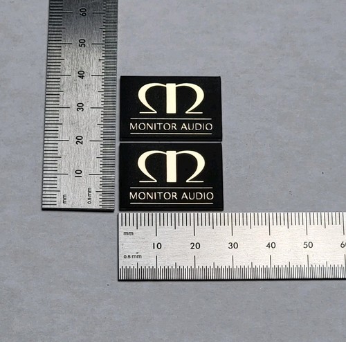 Monitor audio speaker badge - audio,