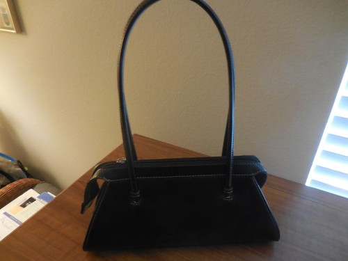 Black handbag with - black, shoulder