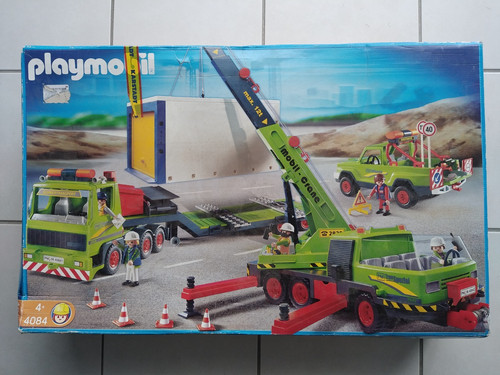 4084 playmobil chantier set - playmobil,