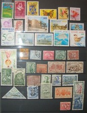 Afrique et moyen Orient . 125 timbres oblitérés
