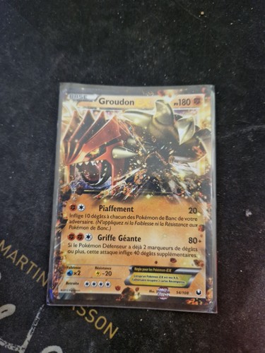 Carte pokémon groudon - carte,