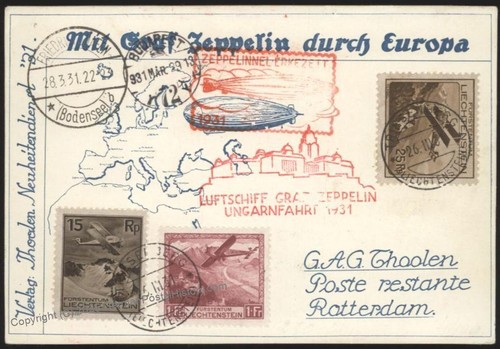 Liechtenstein 1931 graf - liechtenstein,