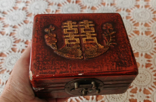 Ancien coffret boîte - ancien, à