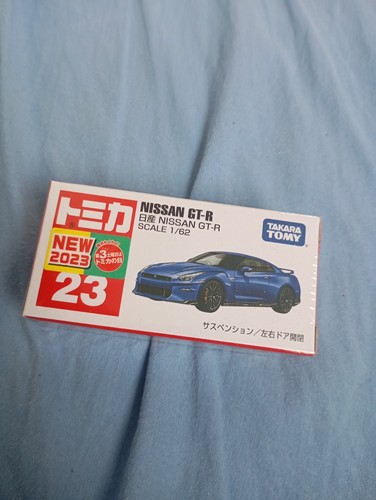 Tomica nissan gtr bleue - tomica,