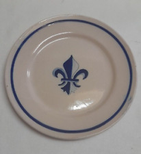 ASSIETTE  HR QUIMPER DECOR FLEUR DE LYS