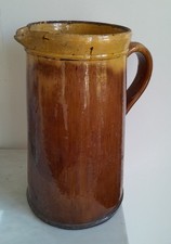 POTERIE NORMANDE EURE LA HAYE MALHERBE ? RARE GRAND POT A CAFE BE 31 cm