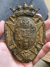 Plaque medaille giberne bronze - giberne,
