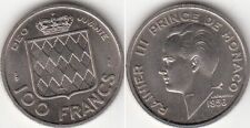 Monaco Monnaie 100 Francs 1956 Prince Rainier III