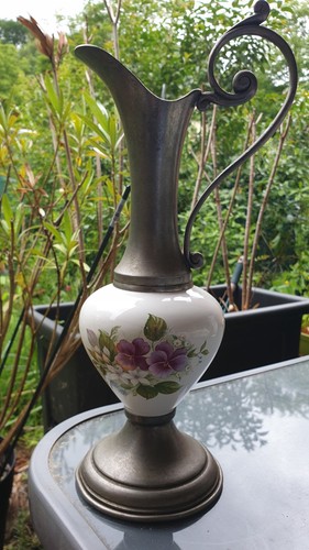 Aiguière bouquet fleurs - au, de