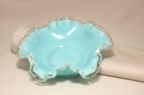 Fenton turquoise silver crest - fenton,