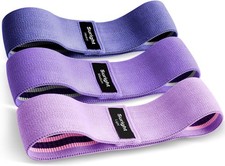 Lot 3 Bandes Élastiques Musculation Antidérapantes Fitness Fessiers Jambes Sport