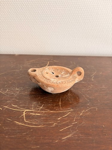 Ancien lampe huile disque - ancien,