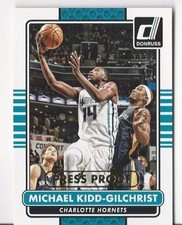 2014/15 Donruss Michael Kidd-Gilchrist /10 Gold Press Proof 1/10