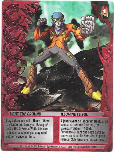 Carte bakugan 2010 - 2010, light