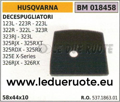 537186301 éponge filtre - 537186301,