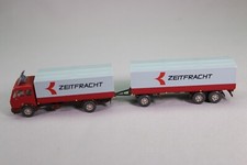 ZW218 wiking Ho camion mercedes benz semi remorque double ZEITFRACHT Bache