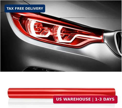 12x48 inch red car headlight - 12x48,