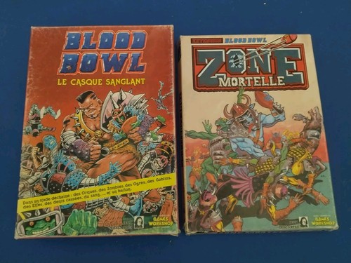 Lot blood bowl - blood, casque