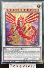 Carte YU-GI-OH! CRIMSON DRAGON RA04-EN061 Secret Rare NEUF