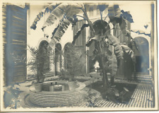 Maroc, Intérieur marocain Vintage silver print.  Tirage argentique  13x1