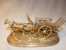 Statue en bronze doré "