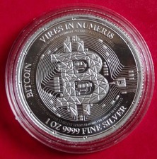 Niue Bitcoin Vires in Numeris 2023 1 oz argent once silver