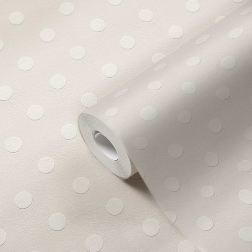 Papier peint points motif - À,