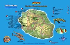 Réunion Island Dive Map &