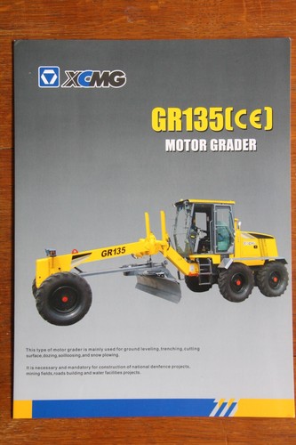 Brochure niveleuse xcmg - brochure, niveleuse xcmg