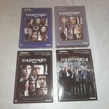 COFFRET DVD ENGRENAGES SAISON 1 2 3 ET 4 BON ETAT