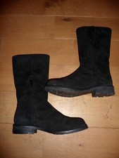 bottes neige fourrées KIOMI cuir nubuck noir T38