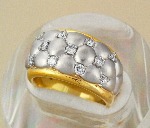 K18 jaune platine diamant - k18,