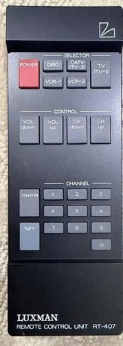 Luxman 407 stereo video - luxman, t-407
