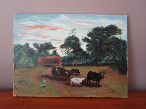 Tableau huile sur toile