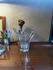 Vase en cristal Daum Nancy – modèle corolle / fleur épanouie