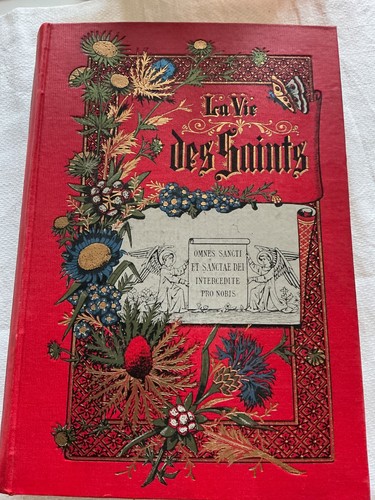 Livre ancien vie - vie, saints
