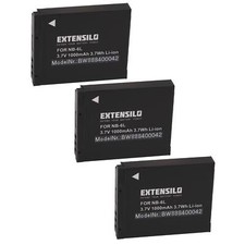 3 Batteries pour Canon