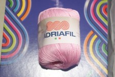 Pelotes de laine  ADRIAFIL CHEOPE rose n° 3 100% COTON EGYPTIEN