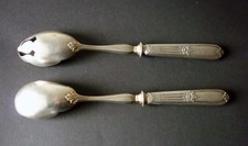 Couverts à salade en argent