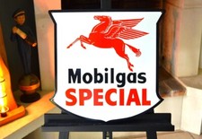 Plaque émaillée MOBILOIL