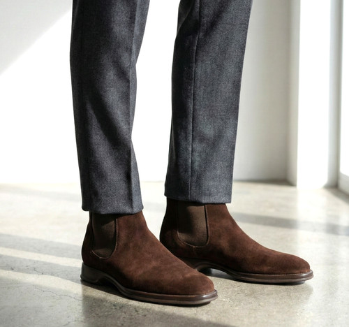 Bottes chelsea suède - bottes,